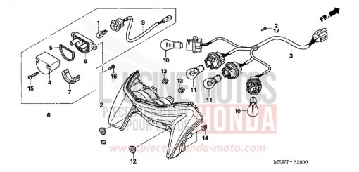 FEU ARRIERE NT700VA de 2010
